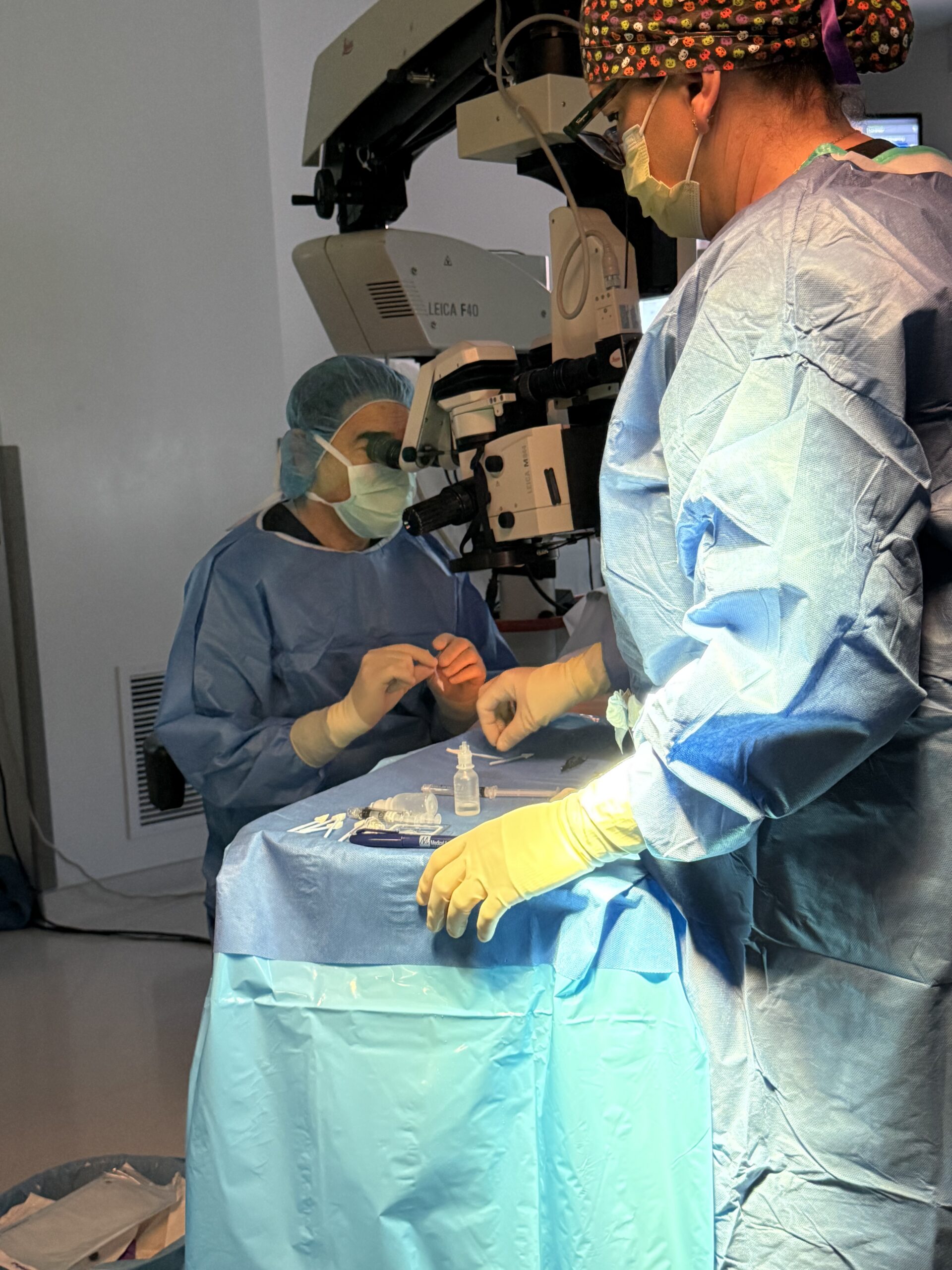 Ophthalmic surgical procedure at Hoopes Vision in Draper, Utah