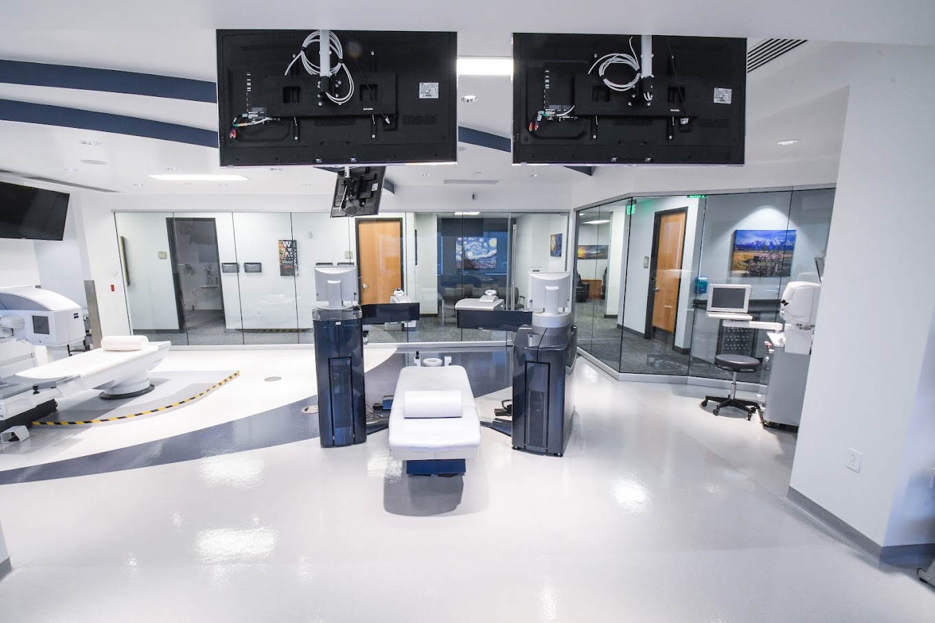 The laser suite inside the Hoopes Vision LASIK Center in Draper, Utah